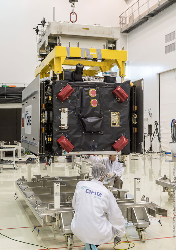Galileo FOC 20 - © ESA-CNES-ARIANESPACE / Optique vidéo du CSG